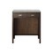 James Martin Vanities Addison 30in Countertop Unit, Mid-Century Acacia w/ 3 CM Eternal Serena Quartz Top E444-CU30-MCA-3ESR - alternate 1